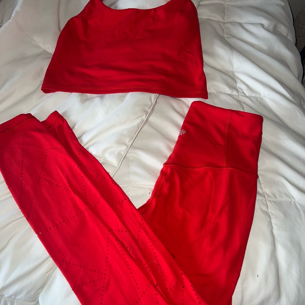 Athleta leggings and sports bra